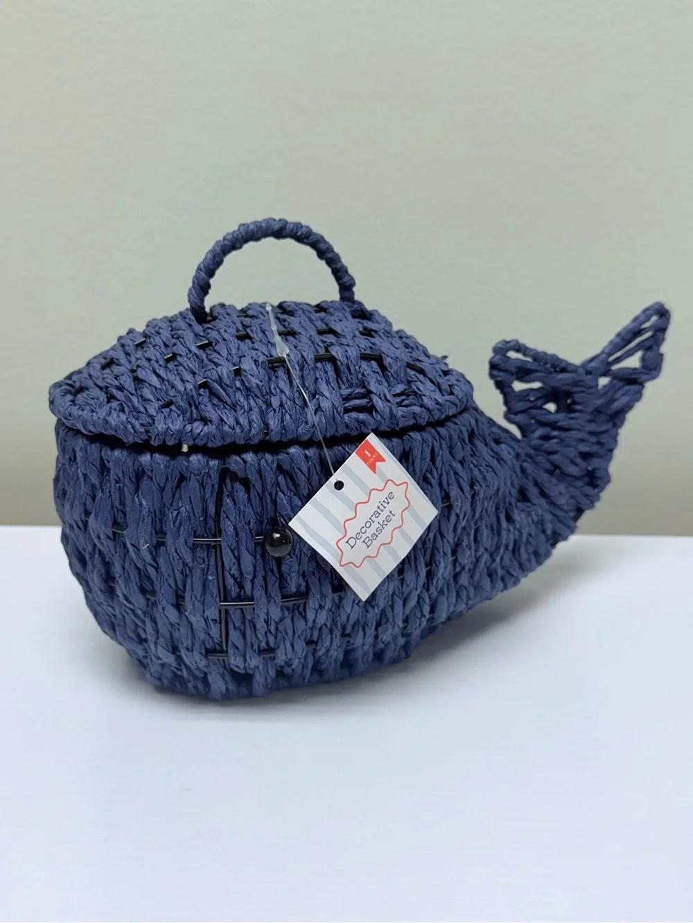 Target Bullseye Playground Summer 2026 Decorative Basket -Blue Whale